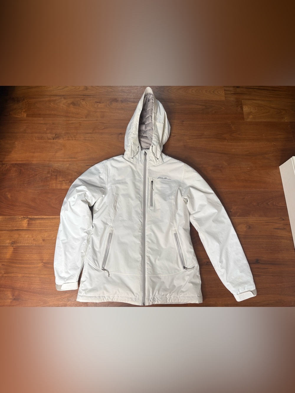 Eddie Bauer Bright White Down Ski Jacket